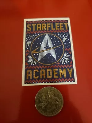 Buy Starfleet Academy Ugly Christmas Sweater Vinyl Decal Sticker Star Trek • 1.78£