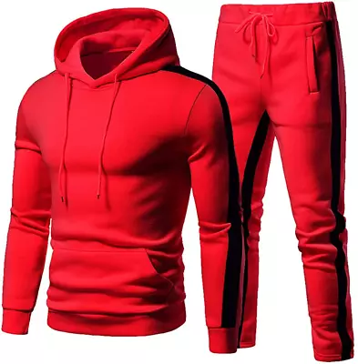 Buy 2 Piece Sets Men Spring Autumn Jogging Suits Sweatsuits Hoodies Jackets &Pan • 38.39£