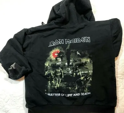 Buy Iron Maiden A Matter Of Life And Death Creative Minds Full Zip Hoodie Size Small • 29.76£