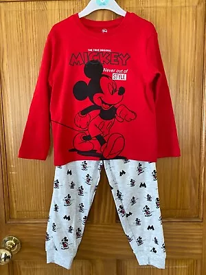 Buy New Boys Disney Mickey Mouse Pyjamas.2-3,3-4,4-5 Or 5-6yrs • 7.25£
