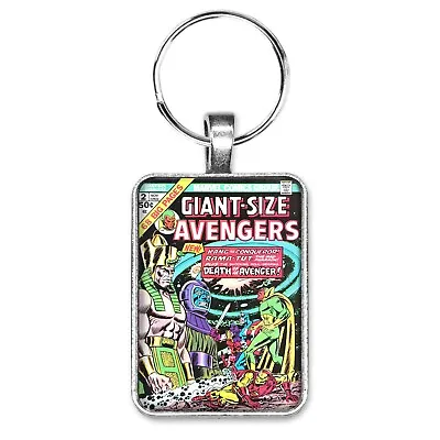 Buy Giant-Size Avengers #2 KANG Cover Pendant Key Ring Or Necklace Marvel Jewelry • 12.27£
