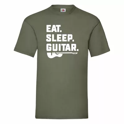 Buy Eat Sleep Guitar T Shirt Small-2XL • 11.49£
