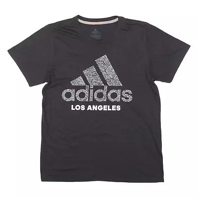 Buy ADIDAS Los Angeles Mens T-Shirt Black USA M • 10.99£