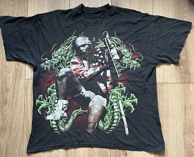Buy Guns N’ Roses 2001 Green Dragon And Flag T-Shirt Size XL • 120£