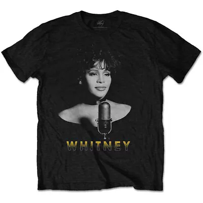 Buy Mens Whitney Houston BW Photo Official Tee T-Shirt Mens • 15.99£