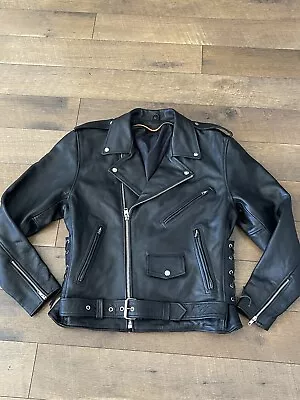 Buy New Harley Davidson 50s Rock & Roll Style Leather Jacket Sz L Read Please  • 104.20£
