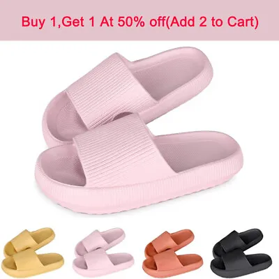 Buy PILLOW SLIDES Sandals Ultra-Soft Anti-Slip Slippers·Extra Cloud Shoes Sizes SOFT • 4.99£