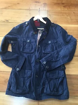 Buy TOMMY HILFIGER MEN’S Navy Casual Jacket (USED) Size X-LARGE • 55£