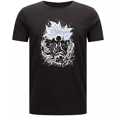 Buy Goku Ultra Instinct Dragon Anime Fan Art Men's T-shirt Super Ball Saiyan Gift T • 11.99£