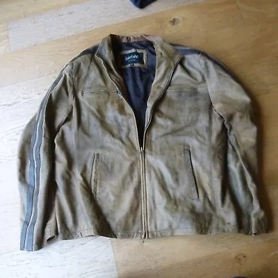 Buy Lakeland Leather Jacket Tan Brown Men's 42 42  Chest Free UK P+P • 29.99£