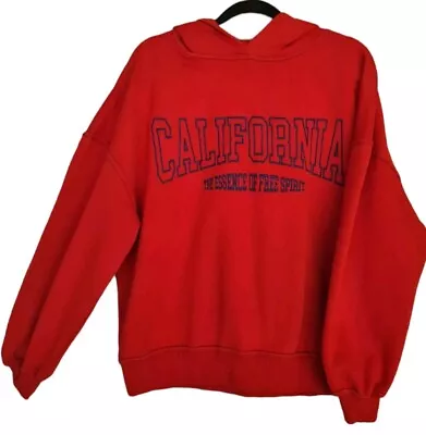 Buy Pull&Bear - Oversized Red Hoodie - Size S - Excellent Condition  • 7.99£
