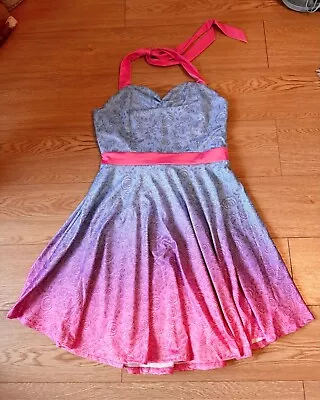 Buy New Adult Disney Sleeping Dress SIZE US 2XL BNWOT Halter Skater • 79.99£