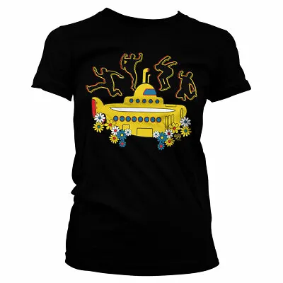 Buy Officially Licensed The Beatles - Yellow Submarine Women's T-Shirt S-XXL Sizes • 19.53£