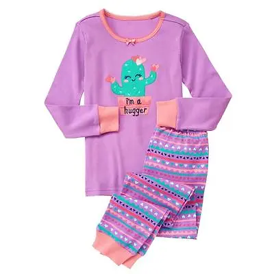 Buy NWT Gymboree Girls Gymmies Pajamas I Am Hugger 3,4 • 11.02£