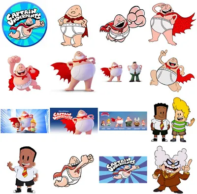 Buy Captain Underpants Characters, Iron On T Shirt Transfer. Choose Image And Size • 2.92£