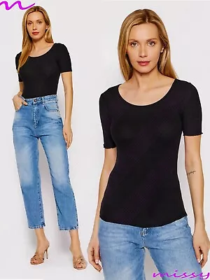Buy Ladies & Womens Classic Fit VISCOSE T Shirts Size 8 To 24 SMART, WORK RIBBED T- • 4.89£