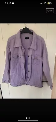 Buy PLT Denim Jacket Size S Purple • 9.50£