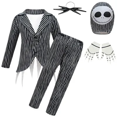 Buy Kids The Nightmare Before Christmas Jack Costume Fancy Dress Party Xmas Gifts UK • 15.96£