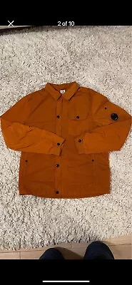Buy CP Company Orange Chrome XL Overshirt • 100£