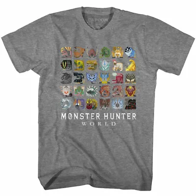 Buy Monster Hunter Capcom Video Game Icons Men's T Shirt • 38.47£