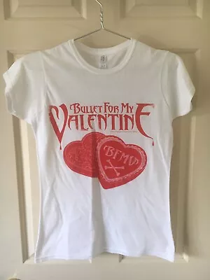 Buy Bullet For My Valentine Lady Fit Small T Shirt, New Without Tags • 12£