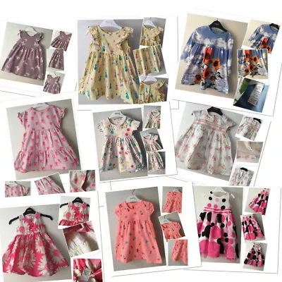 Buy Baby Girls Multi Listing Summer Dresses Outfits Swimwear  6-9 MONTHS NEXT M&S • 1.99£