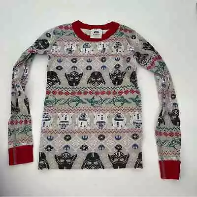 Buy Hanna Andersson Star Wars Holiday Long Sleeve Pajama Top Only Size 10 • 11.84£