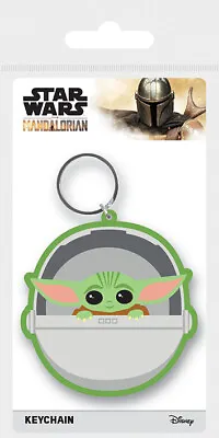 Buy The Mandalorian Baby Yoda The Child Rubber Keyring Carded 100% Official Merch • 3.65£