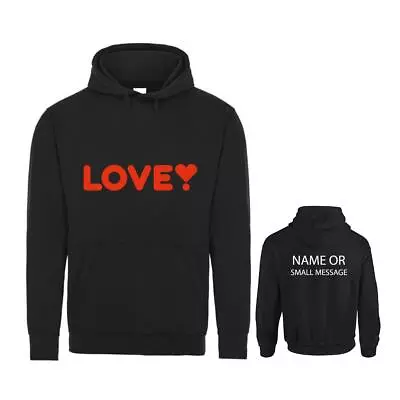 Buy Love Heart Sweet Hoodie Personalised Gift Customised Name • 29.95£