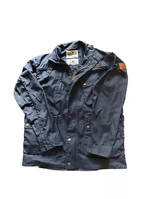 Buy Penfield Trailwear Jacket Coat Blue Navy Men Hudson Wax Cloth Size Large • 29.99£