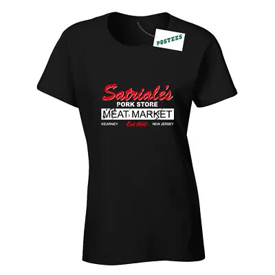 Buy Satriale's Pork Store Inspired By The Sopranos Ladies Fitted T-Shirt • 9.95£