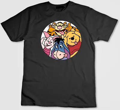 Buy Famous Characters Winnie The Pooh Figure,Short Sleeve T Shirt Men / Woman H130 • 10.20£