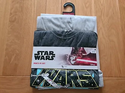 Buy Mens Star Wars Pyjamas Rebel Leader X Wing Short PJs Brand New Size Large • 12.99£