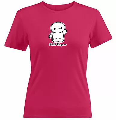 Buy Hello Baymax Juniors Women Teen Tee T-Shirt Custom Cartoon BigHero6 Gift Shirt • 17.23£