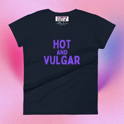 Buy Hot And Vulgar Long Baby Tee | Ironic And Funny Y2k Baby Tee | Y2k Aesthetic • 31.30£