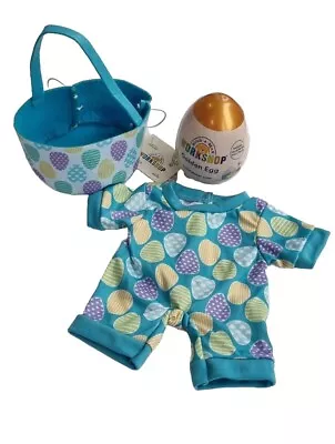 Buy Build A Bear Easter Egg Sleeper & Easter Basket Wristie & Supprise Egg BNWT  • 39.99£