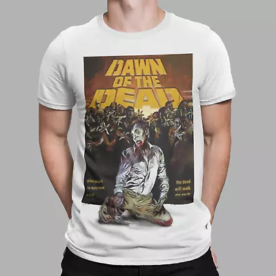 Buy Zombies Dawn Of The Dead T Shirt Retro Tee Horror Classic Cult Gift 70s 80s 1978 • 7.97£