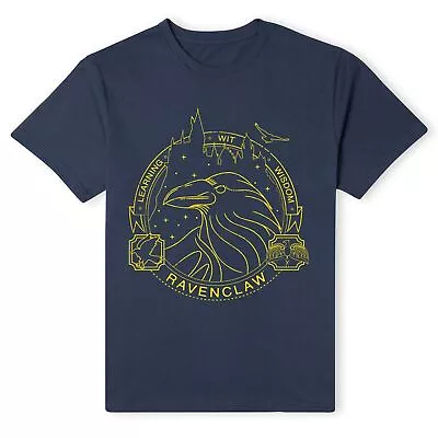 Buy Official Harry Potter Ravenclaw Raven Badge Unisex T-Shirt • 10.79£