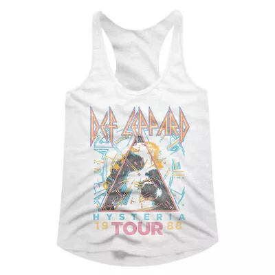 Buy Def Leppard Hysteria Tour 1988 Women's Tank Top T Shirt Metal Band Music Merch • 24.23£