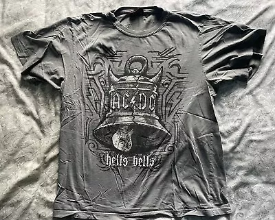Buy AC/DC HELLS BELLS T-Shirt Sounds Of The Underground Label Used Rare Angus Young. • 0.99£