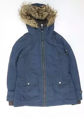 Buy NEXT Womens Blue Jacket Size 14 Zip • 9.25£