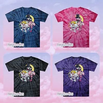 Buy Custom Made Sailor Moon Anime Tie Dye T Shirt Top Tee Tye Die Unisex Tshirt • 21.99£