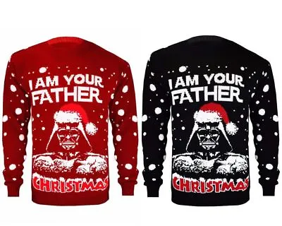Buy Kids Girls Boy Knitted Xmas Star Wars Vintage Darth Vader Novelty Jumper Sweater • 8.99£