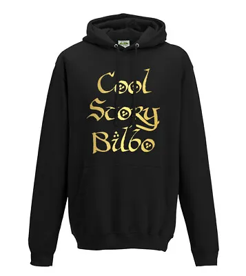 Buy Cool Story Bilbo Adults Hoodie - Funny - Lotr - Lord Of The Rings - Gift - Geek • 35.99£