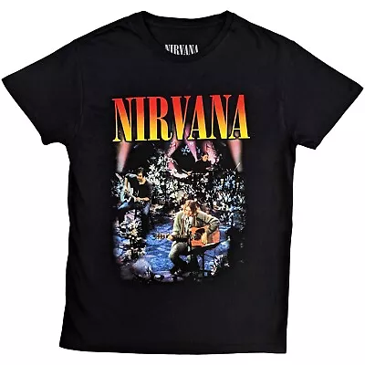 Buy Nirvana Unisex T-shirt: Unplugged Photo Size Medium • 16£