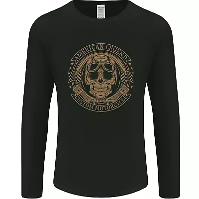 Buy American Legend Biker Motorcycle Motorbike Mens Long Sleeve T-Shirt • 12.99£