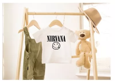 Buy Baby T-shirt, Nirvana, Music, Bands, Childrens Clothing • 9.99£