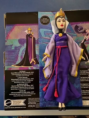 Buy Rare Classic Disney Mattel Evil Queen Snow White Movie Villain Doll 12  On Card • 39.99£