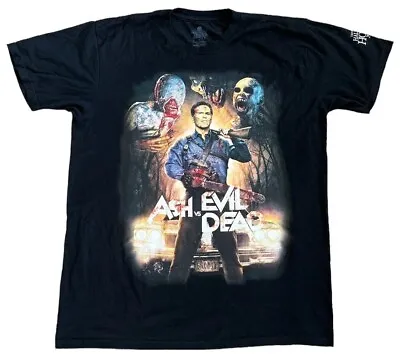 Buy Ash Vs Evil Dead Universal Horror Nights 2017 Black Print T Shirt Size Large • 44.99£