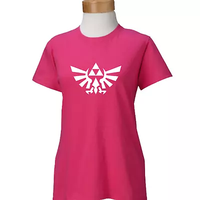 Buy The Legend Of Zelda Triforce T-Shirt Ladies NEW *Pick Your Color & Size* • 24.62£